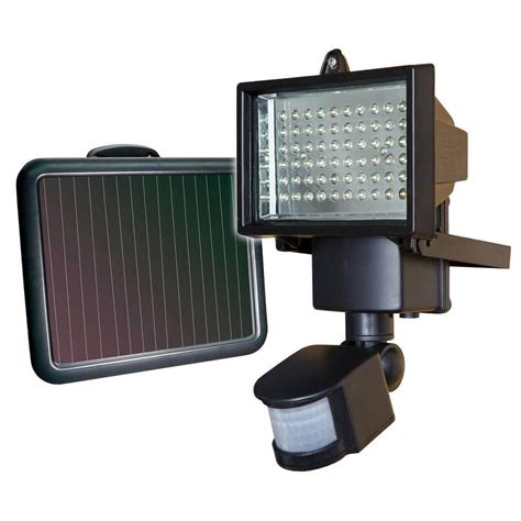 solar powered security light home depot